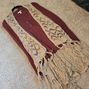 Crochet Fringe Vest